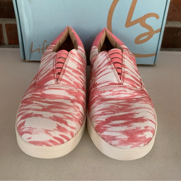 LIFE STRIDE Womens Pink Emily Round Toe Platform Slip On Sneakers US 7.5 M NEW - Picture 3 of 8